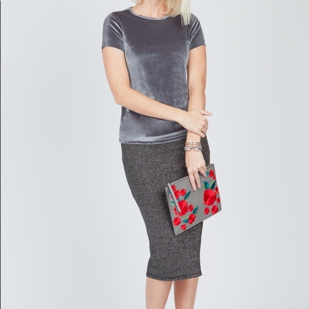 Textured Velvet Top - Picture 4 of 4